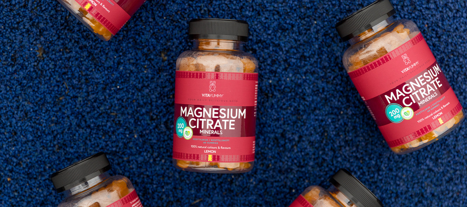 Få en gratis bøtte VitaYummy Magnesium Citrate med din ordre*