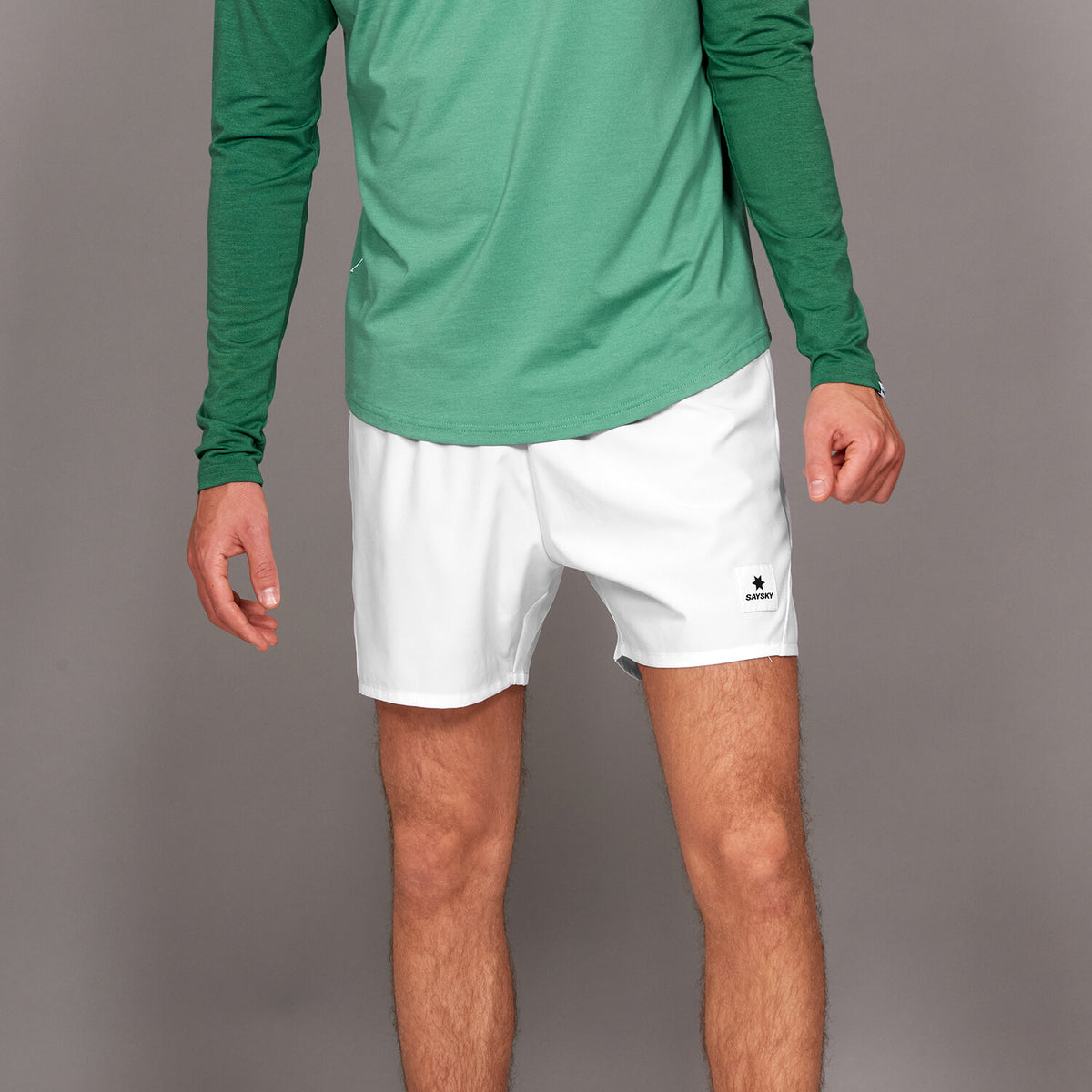 Saysky Pace Shorts 5'' Hvid 101 XMRSH21C101