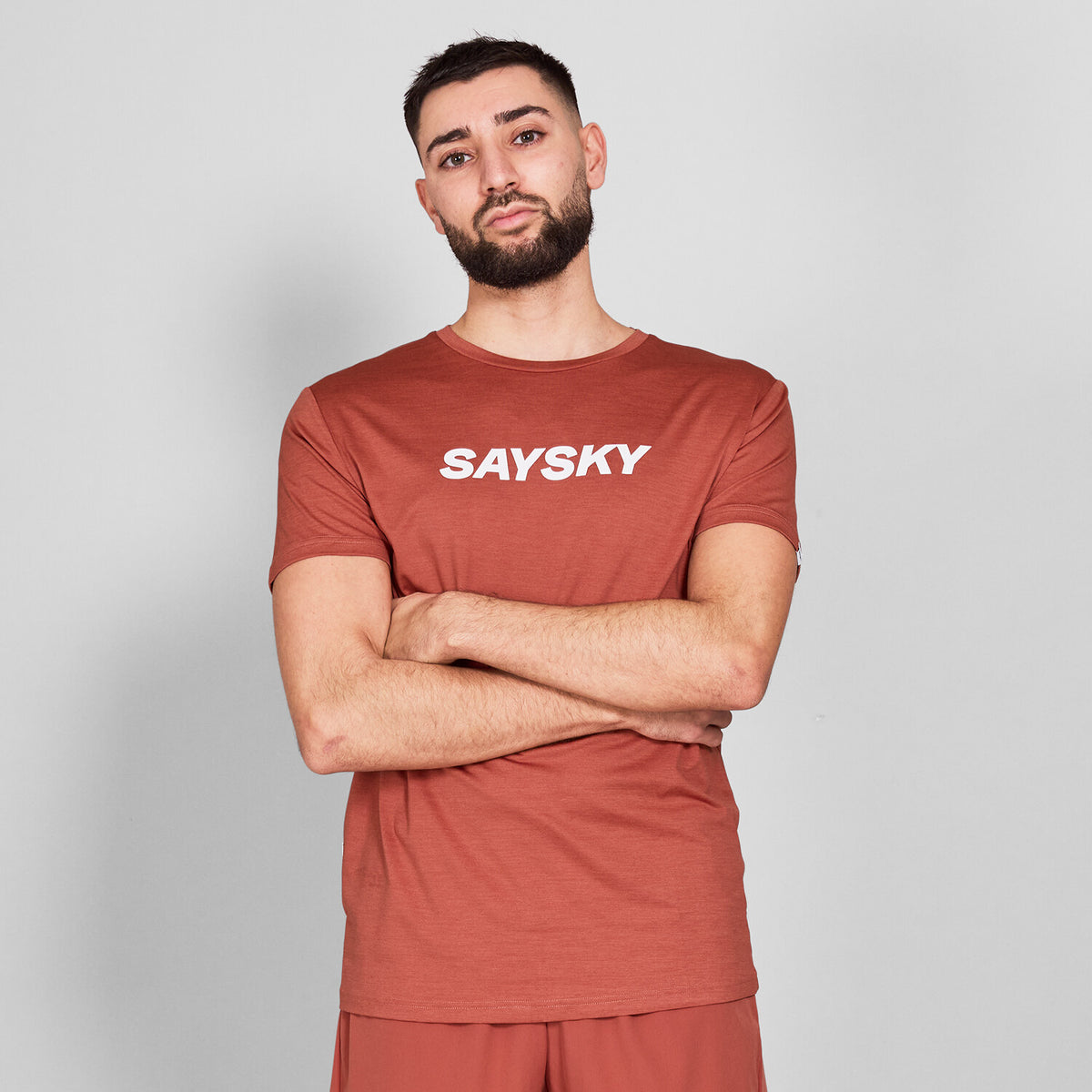 Saysky Logo Pace T-Shirt Rød 5006 NMRSS20C5006