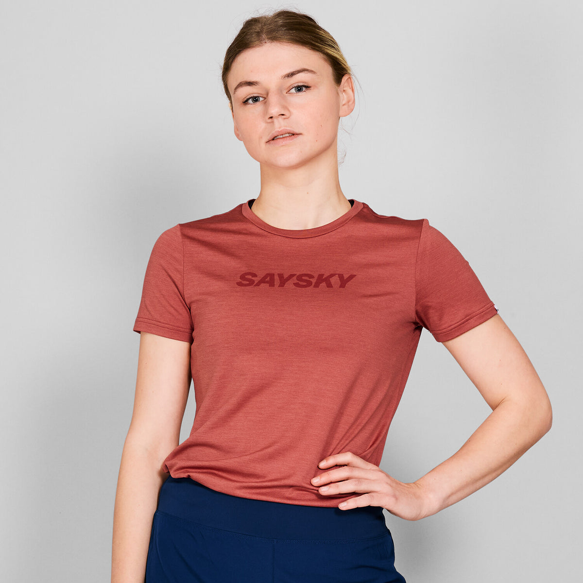 Saysky Logo Pace T-Shirt Rød 5006 NWRSS20C5006
