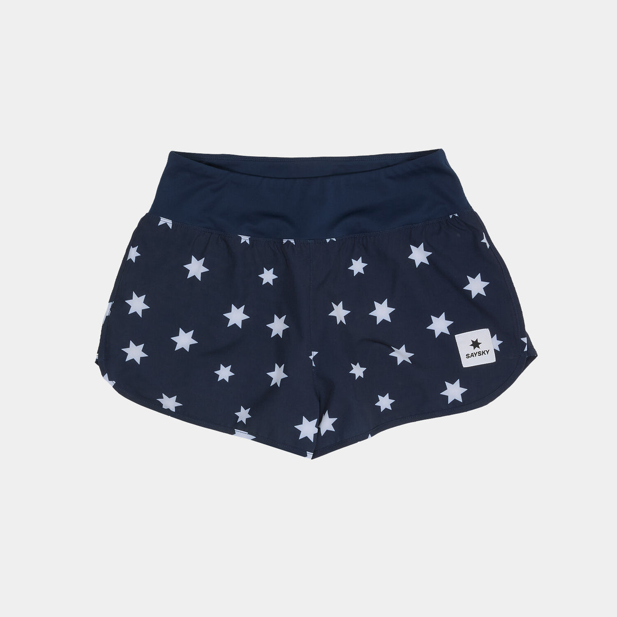Saysky Star Pace Shorts 3" Blå/Hvid Stars 1028 NWRSH24C1028
