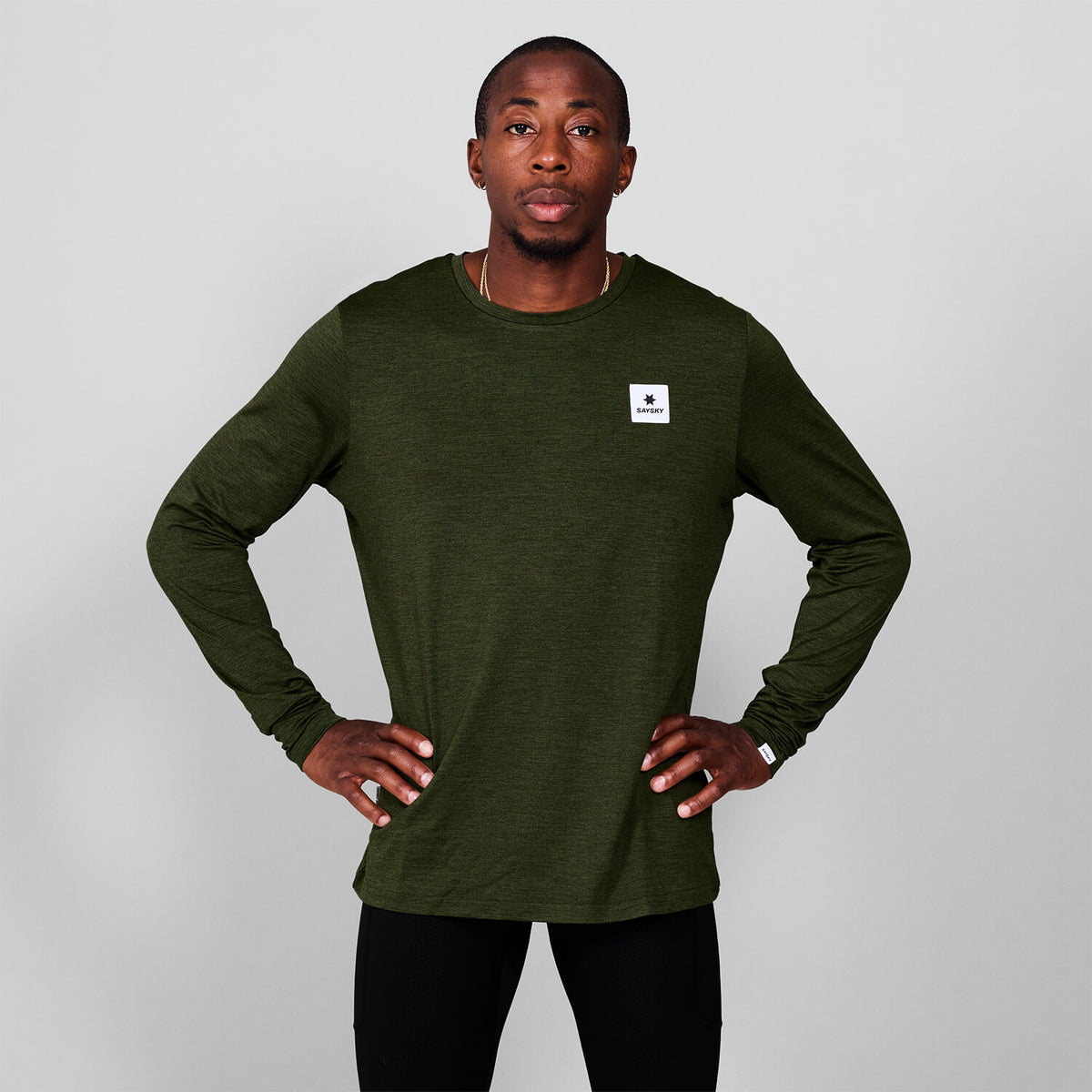 Saysky Clean Pace Long Sleeve Grøn 3001 XMRLS20C3001