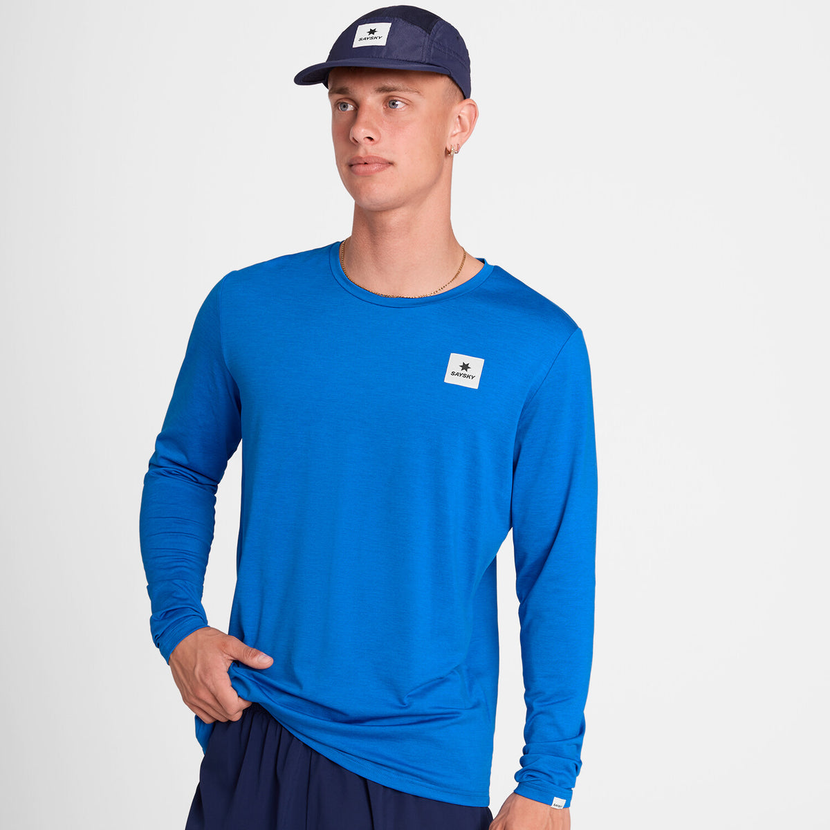 Saysky Clean Pace Long Sleeve Blå 2014 OMRLS20C2014