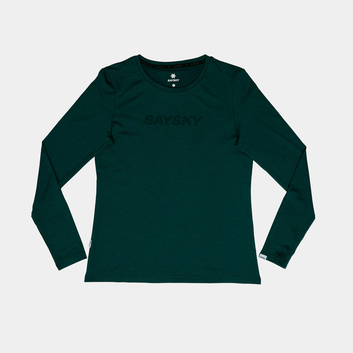 Saysky Logo Pace Long Sleeve Grøn 3010 OWRLS20C3010