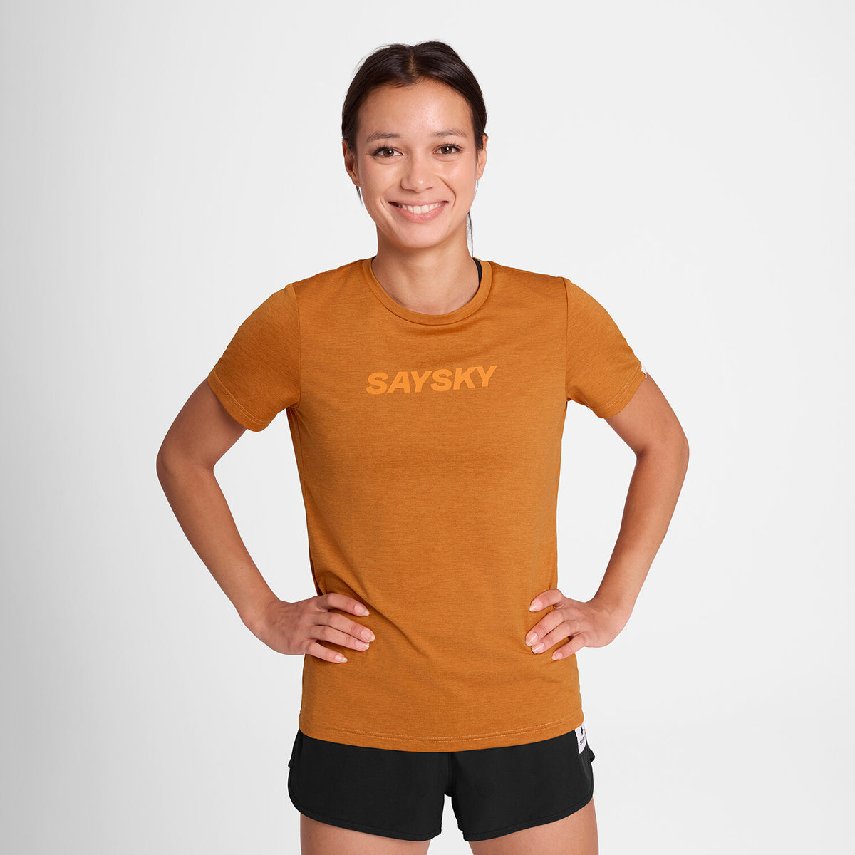 Saysky Logo Pace T-Shirt Orange 4008 OWRSS20C4008