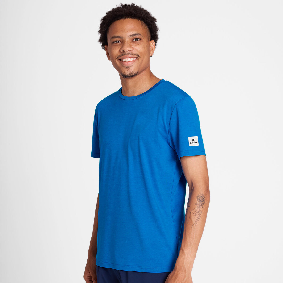 Saysky Clean Pace T-Shirt Blå 2014 OMRSS20C2014