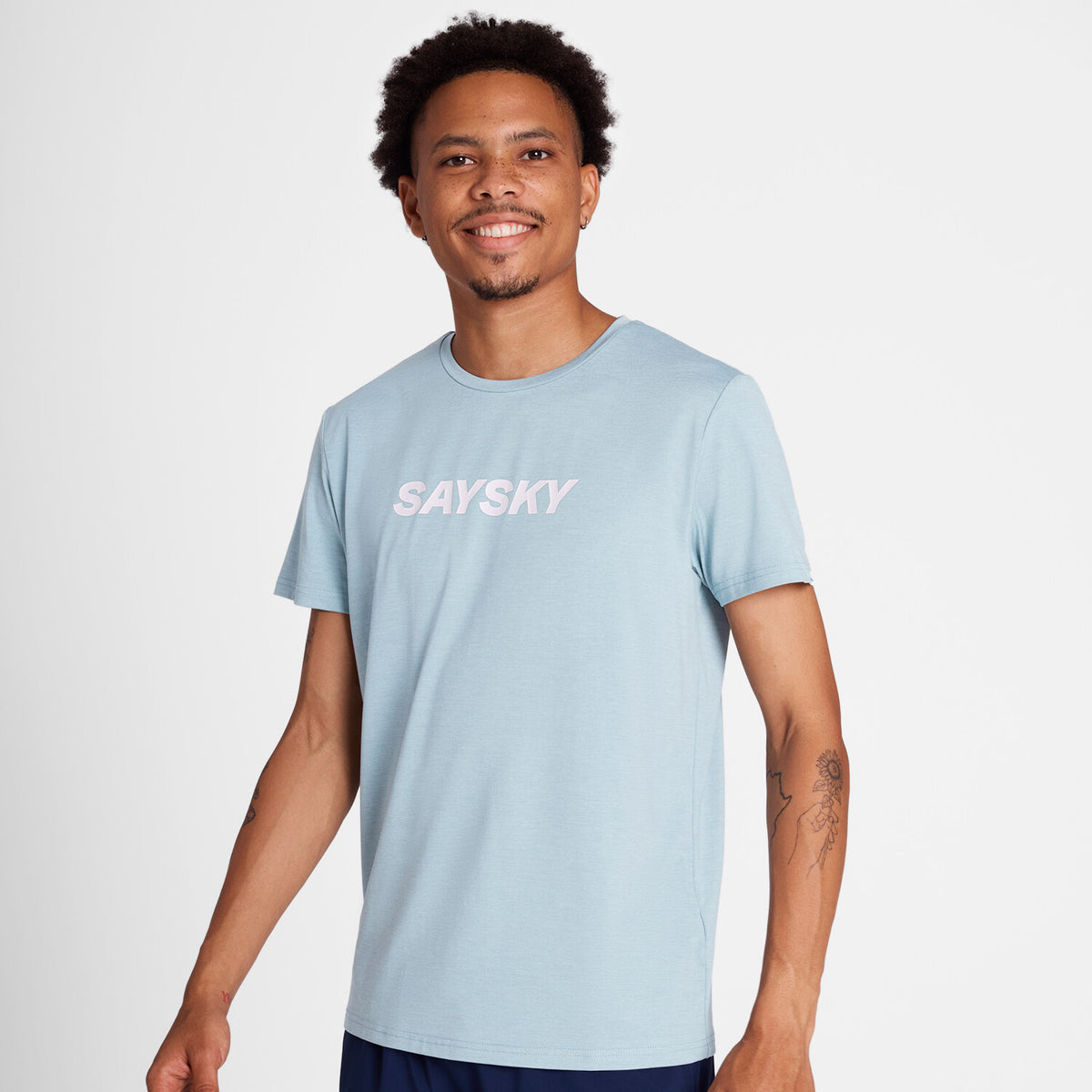 Saysky Logo Pace T-Shirt Blå 2010 NMRSS20C2010