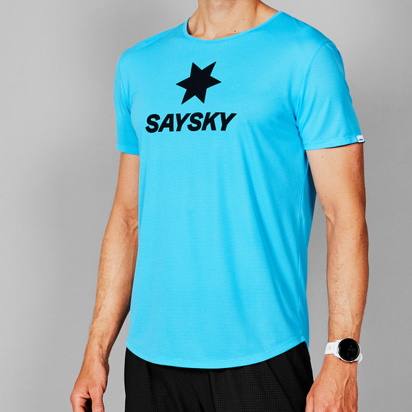 SAYSKY Logo Flow T-shirt T-SHIRTS 205 - BLUE