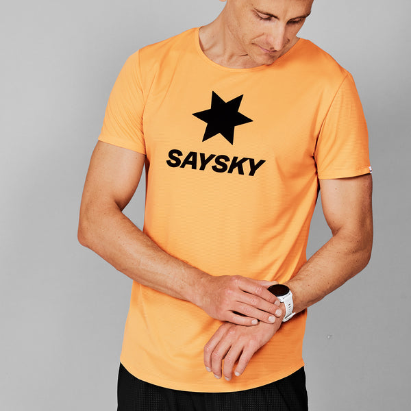 SAYSKY Logo Flow T-shirt T-SHIRTS 406 - ORANGE