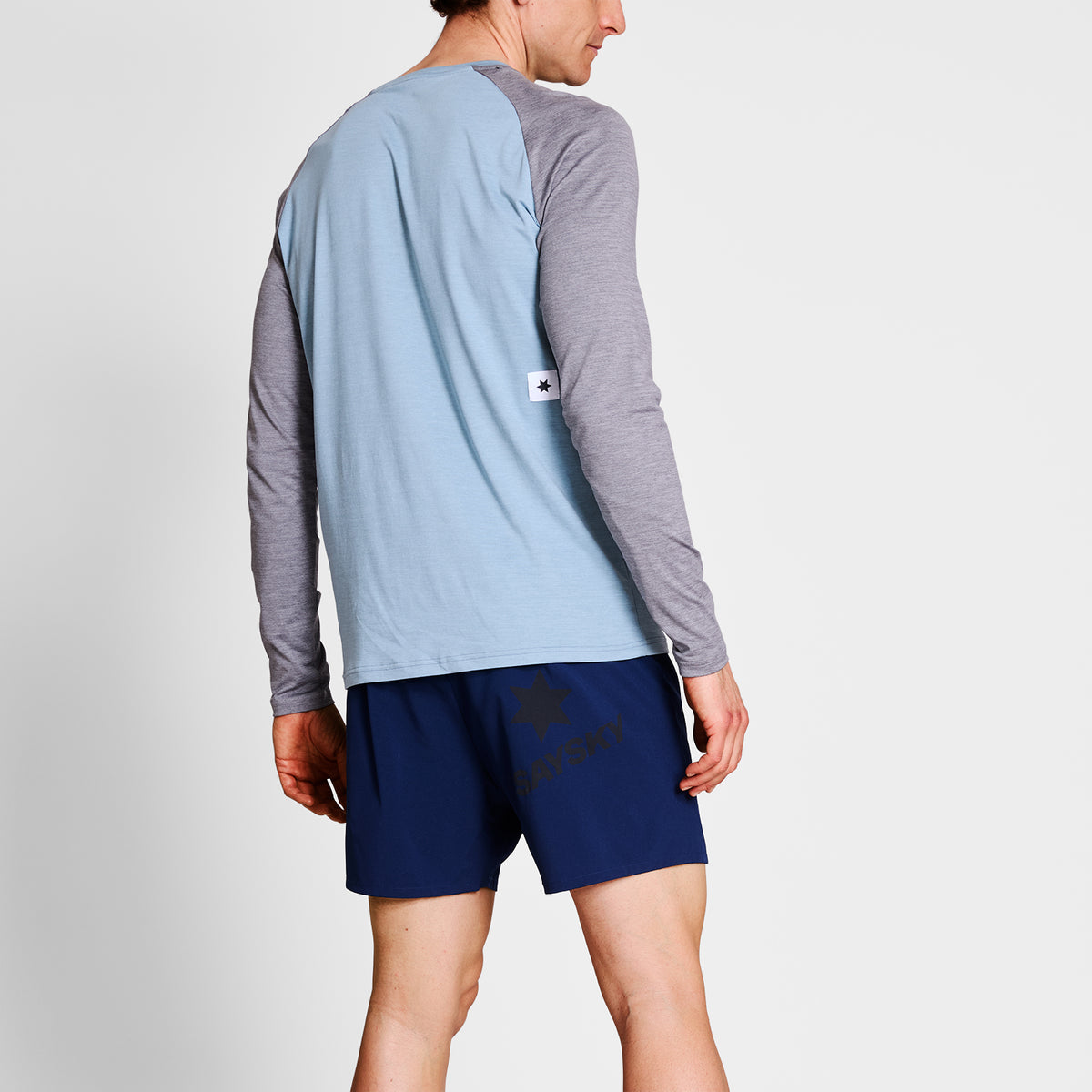 SAYSKY Logo Pace Long Sleeve LONG SLEEVES 2010 - BLUE MELANGE