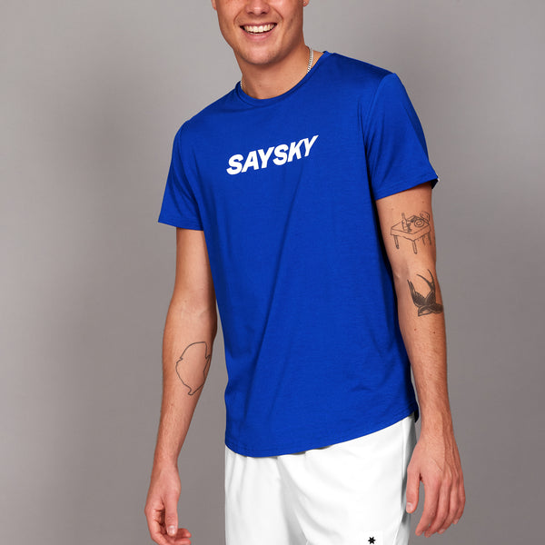 SAYSKY Logo Pace T-shirt T-SHIRTS 2004 - BLUE