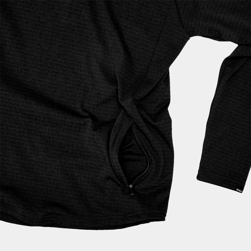 Saysky Blaze Half Zip Light Fleece Sort 9001 KMRFL03C9001