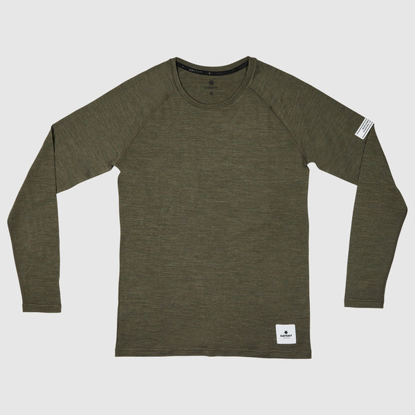 Saysky Merino 165 Base Layer Long Sleeve Grøn 3001 XMRLS40C3001