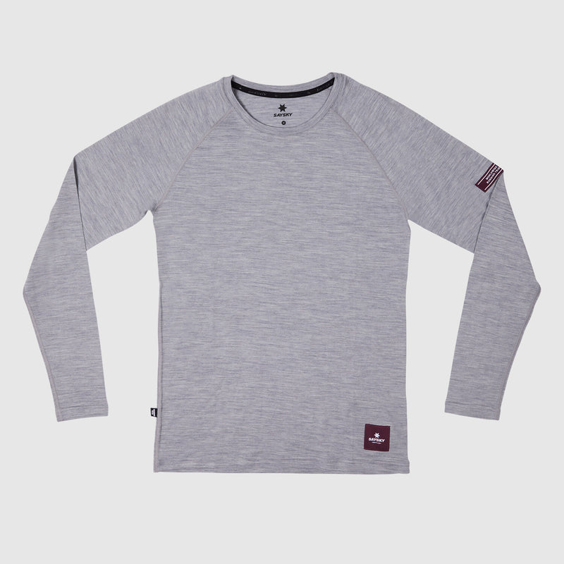 Saysky Merino 165 Base Layer Long Sleeve Grå 6004 XMRLS40C6004