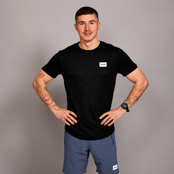 Saysky Clean Motion T-shirt Sort 901 XMRSS51C901