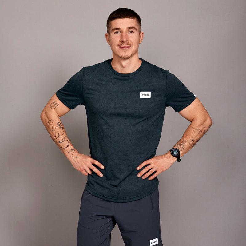 Saysky Clean Motion T-shirt Grå 6001 XMRSS51C6001