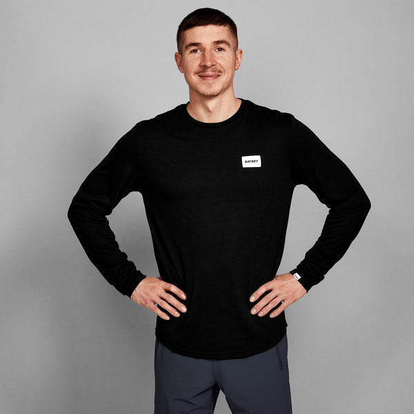 Saysky Clean Motion Long Sleeve Sort 901 XMRLS51C901