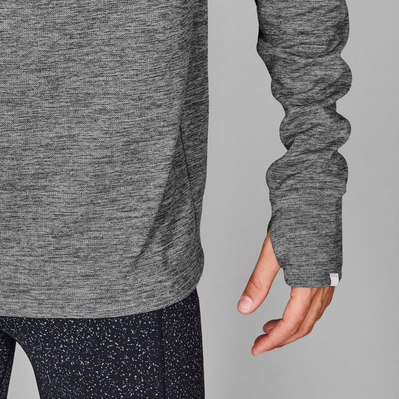 Saysky Pace Half Zip Hoodie Grå 6003 MMRHO01C6003