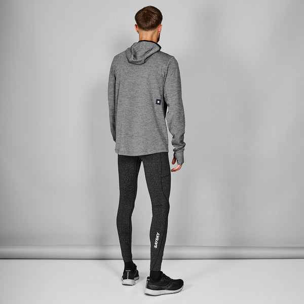 Saysky Pace Half Zip Hoodie Grå 6003 MMRHO01C6003