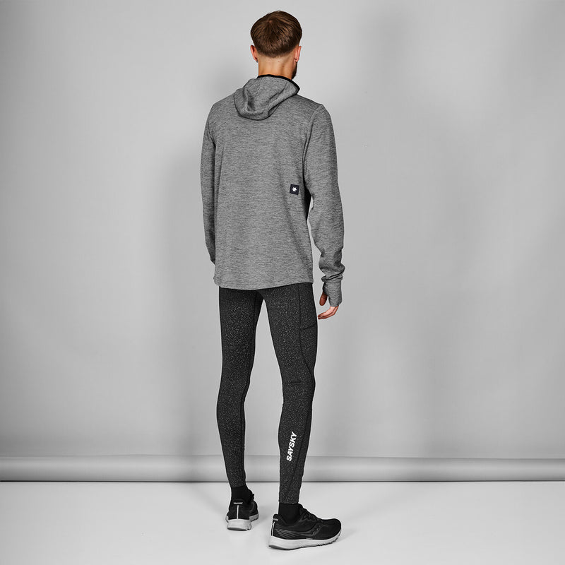 Saysky Pace Half Zip Hoodie Grå 6003 MMRHO01C6003