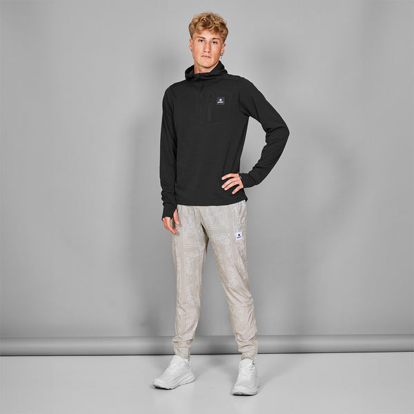 Saysky Pace Half Zip Hoodie Sort 9001 MMRHO01C9001