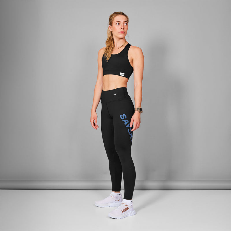 Saysky Logo Pace+ Tights Sort 901 MWRLT01C901