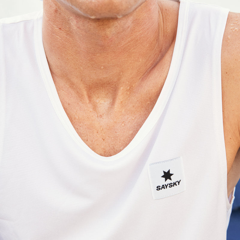 Saysky Clean Combat Pro Singlet Hvid 101 XMRSI30C101