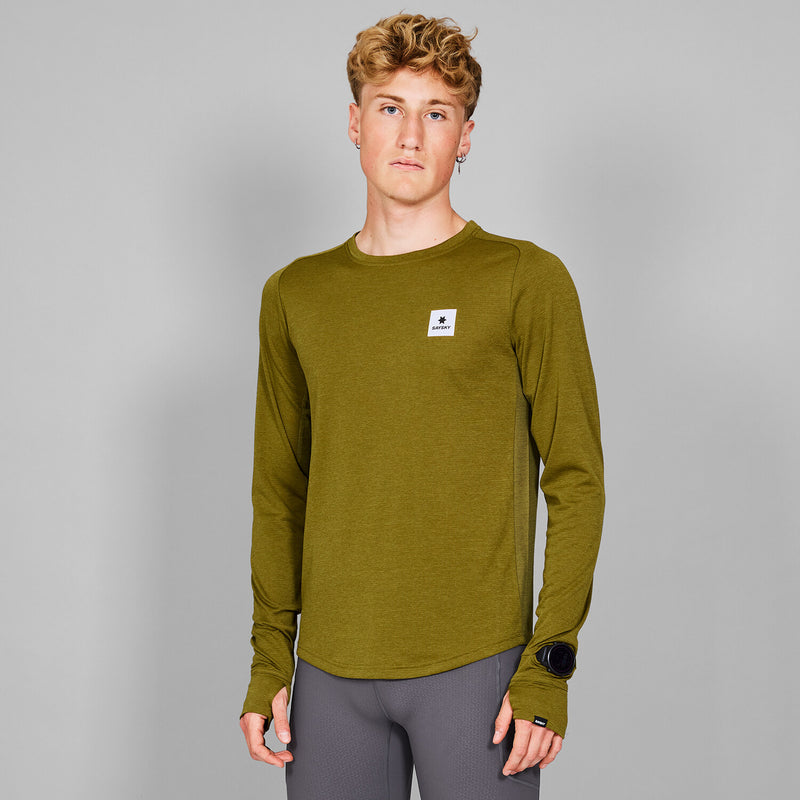 Saysky Clean Flow Long Sleeve Grøn 3006 MMRLS60C3006