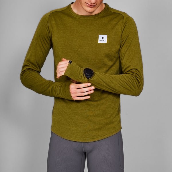 Saysky Clean Flow Long Sleeve Grøn 3006 MMRLS60C3006