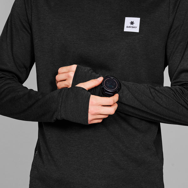 Saysky Clean Flow Long Sleeve Sort 9001 MMRLS60C9001