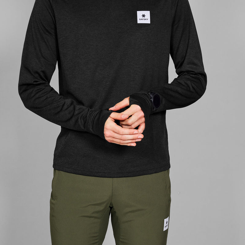 Saysky Clean Flow Long Sleeve Sort 9001 MMRLS60C9001
