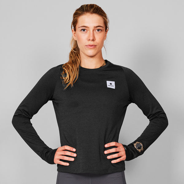 Saysky Clean Flow Long Sleeve Sort 9001 MWRLS60C9001