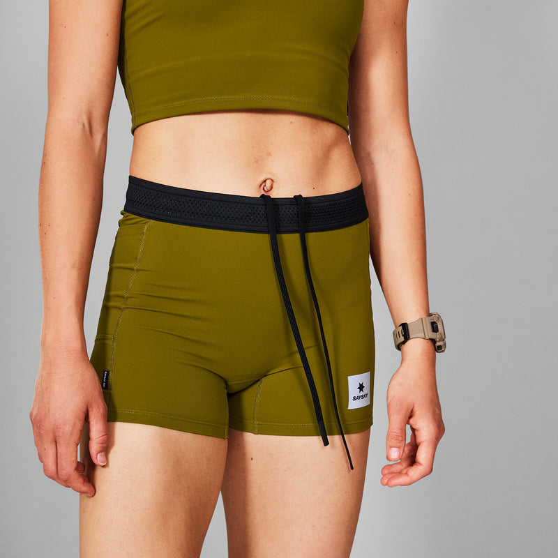Saysky Flow+ Race Short Tights 4'' Grøn 310 MWRST62C310