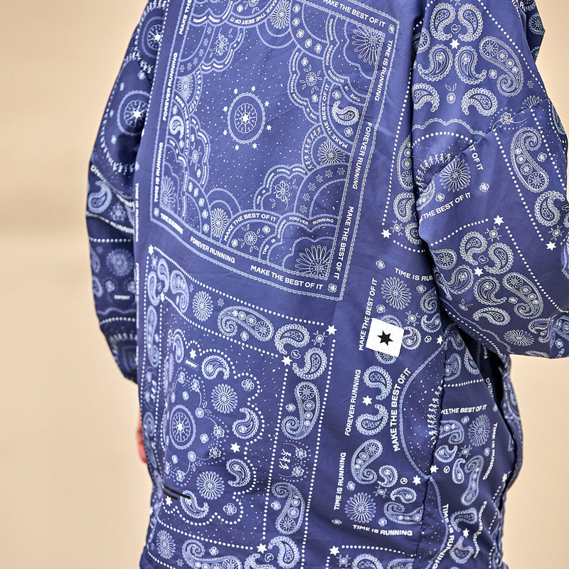 Saysky Paisley Pace Anorak Blå Paisley 1020 MMRJA05C1020