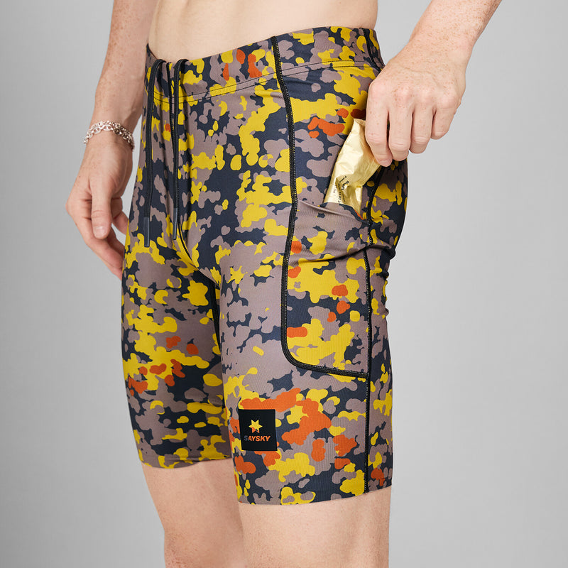 Saysky Combat+ Short Tights 9'' Gul Camo 1019 MMRST01C1019
