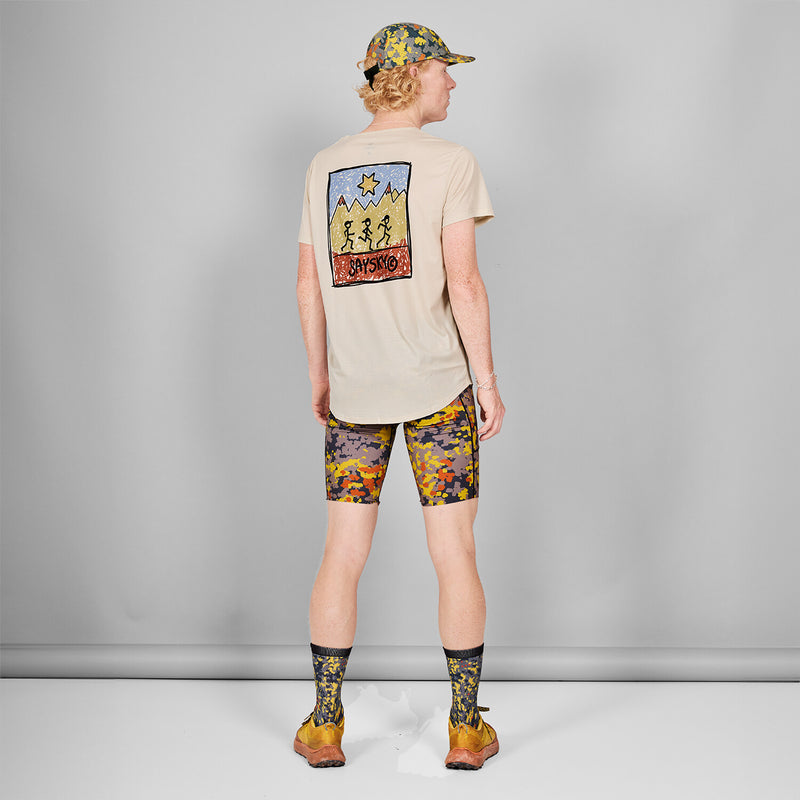 Saysky Combat+ Short Tights 9'' Gul Camo 1019 MMRST01C1019