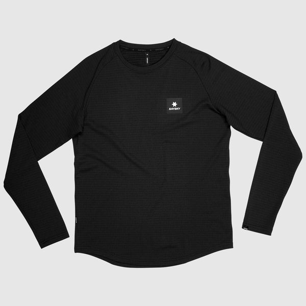 Saysky Blaze Long Sleeve Light Fleece Sort 9001 KMRFL02C9001