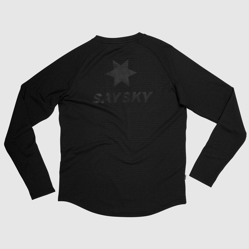 Saysky Blaze Long Sleeve Light Fleece Sort 9001 KMRFL02C9001