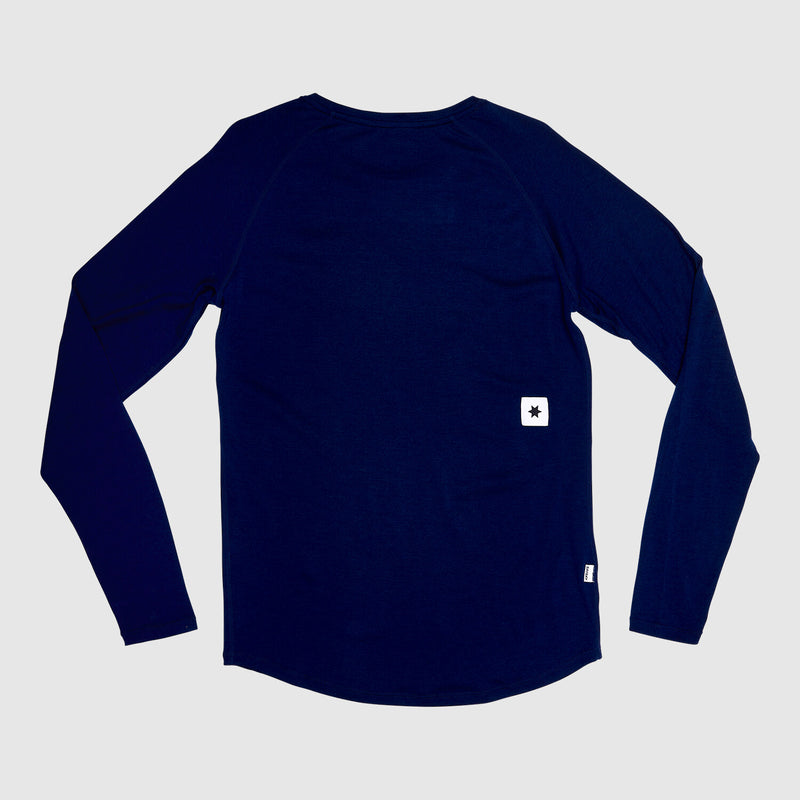 Saysky Merino 165 Base Layer Long Sleeve Blå 201 XMRLS40C201
