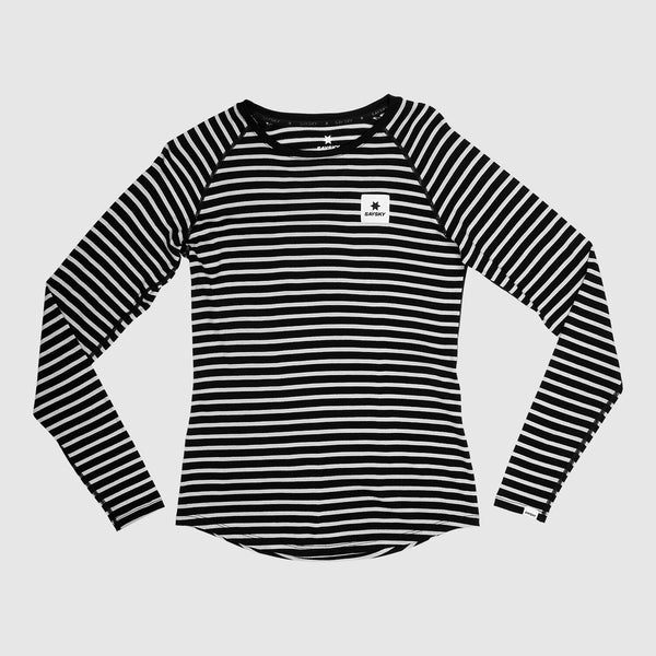 Saysky Merino 165 Base Layer Long Sleeve Stripes 002 XWRLS40C002