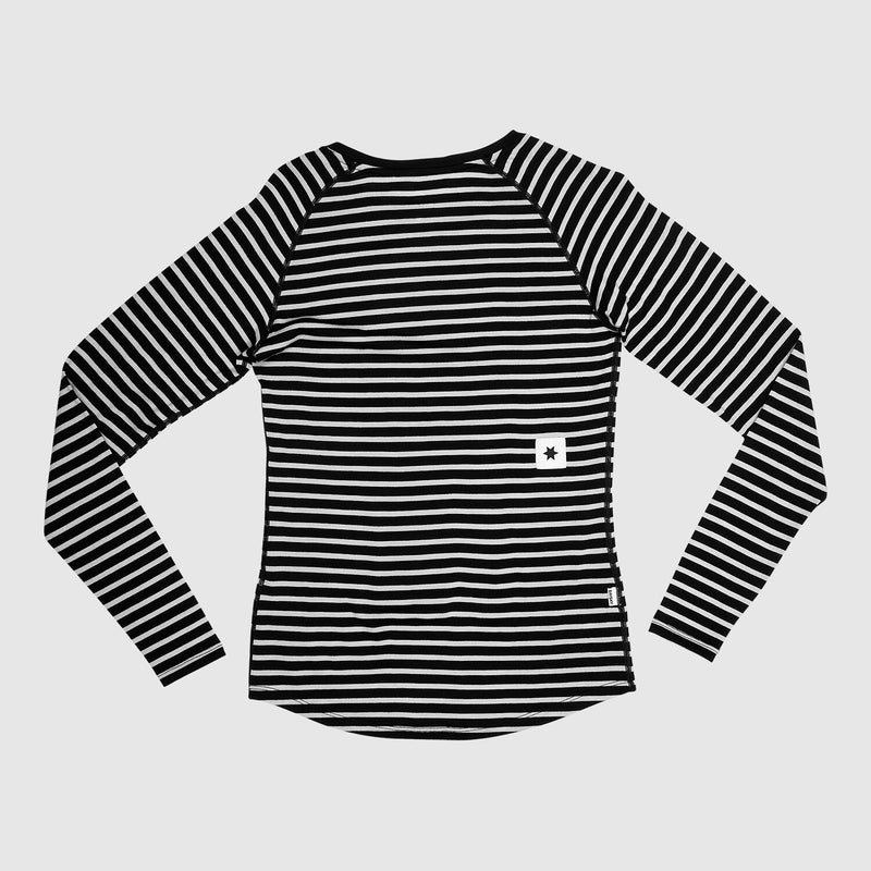 Saysky Merino 165 Base Layer Long Sleeve Stripes 002 XWRLS40C002