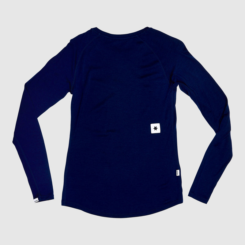 Saysky Merino 165 Base Layer Long Sleeve Blå 201 XWRLS40C201