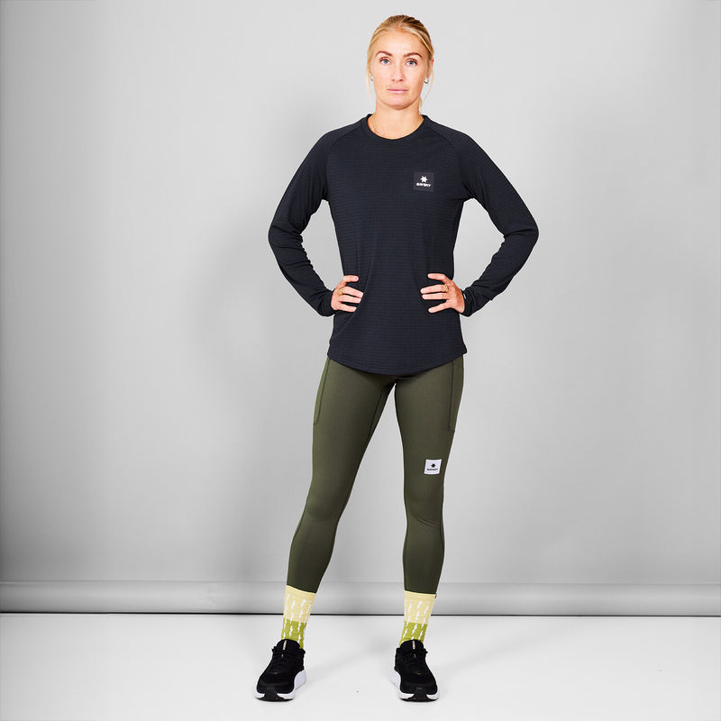 Saysky Blaze Long Sleeve Light Fleece Sort 9001 KWRFL02C9001