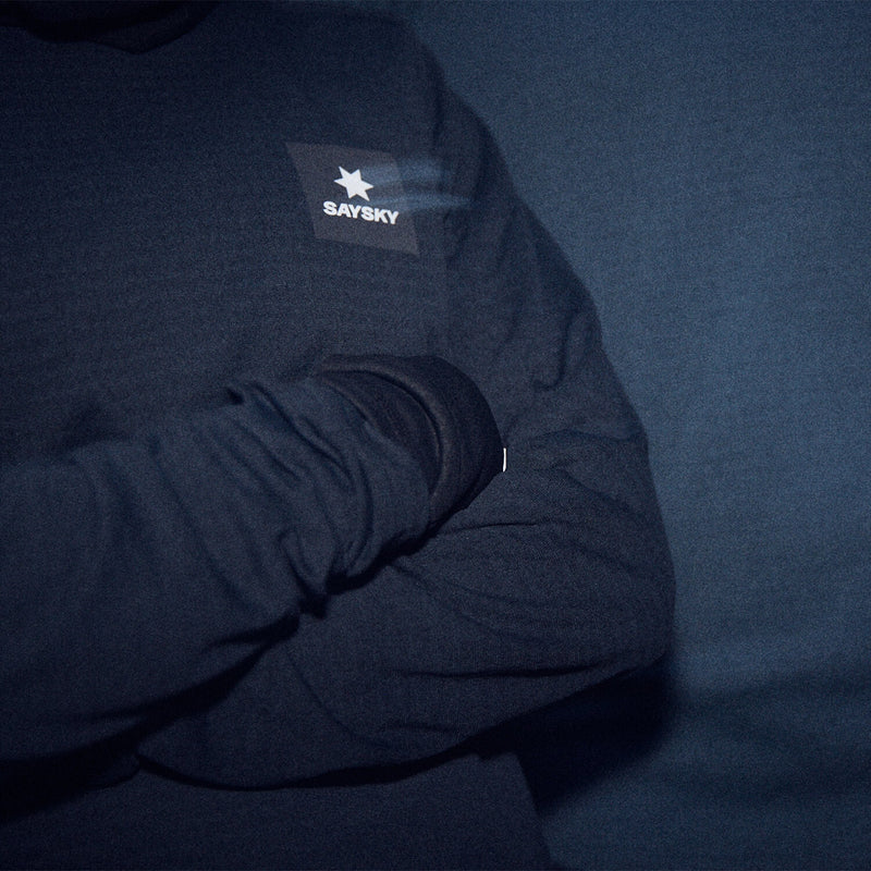 Saysky Blaze Long Sleeve Light Fleece Sort 9001 KWRFL02C9001