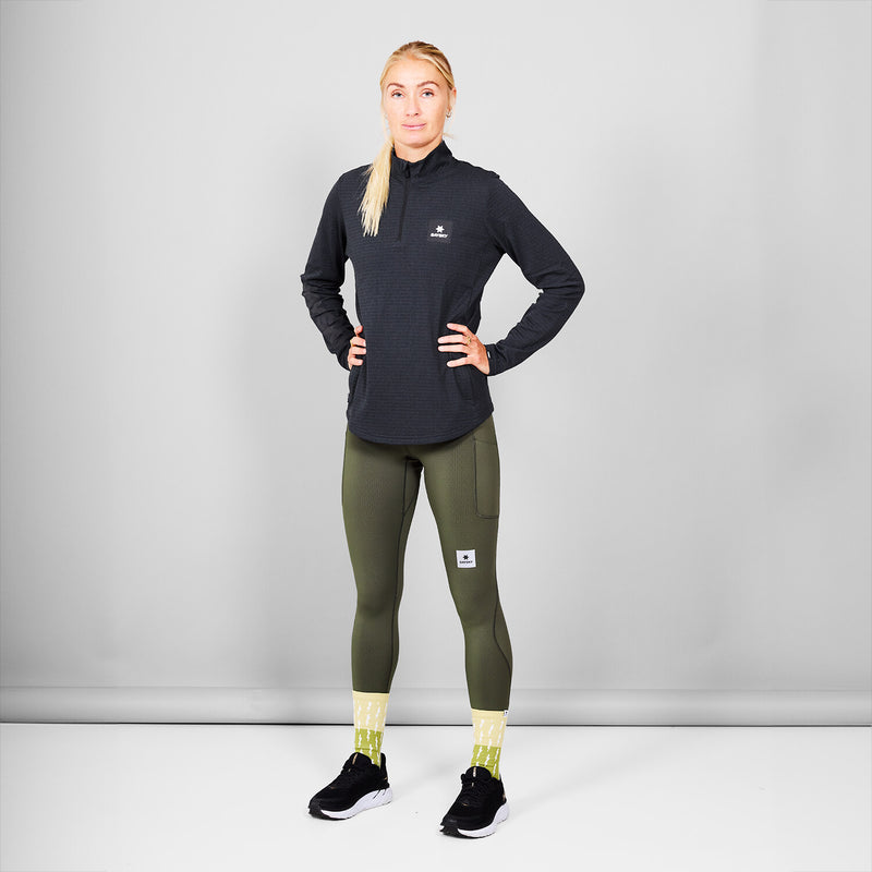 Saysky Blaze Half Zip Light Fleece Sort 9001 KWRFL03C9001