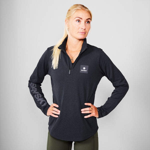Saysky Blaze Half Zip Light Fleece Sort 9001 KWRFL03C9001