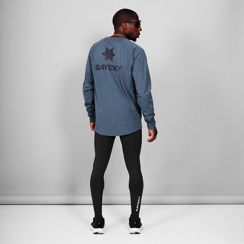 Saysky Blaze Long Sleeve Light Fleece Blå 2009 MMRFL02C2009