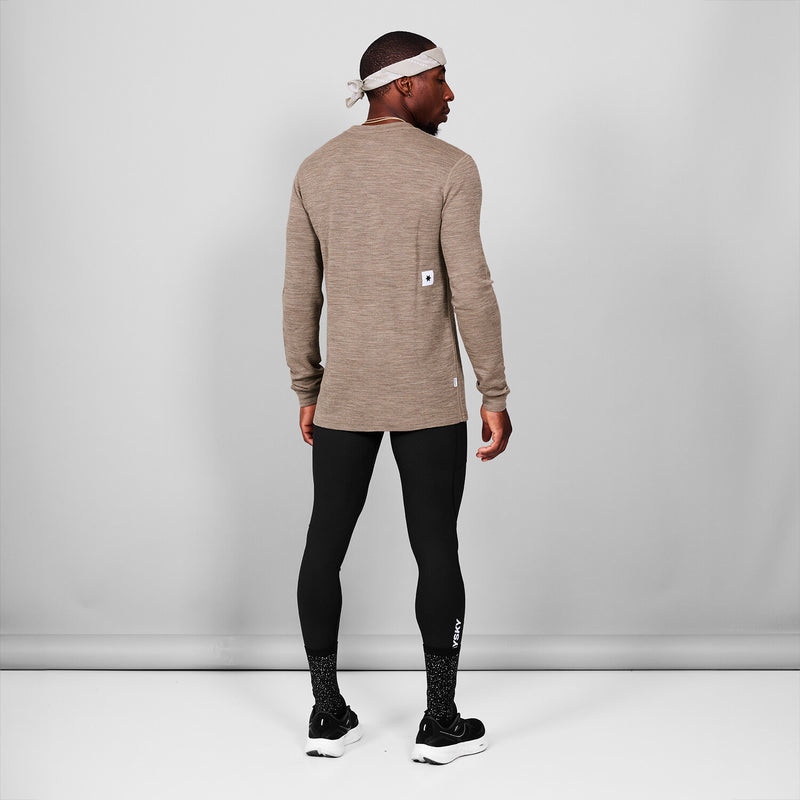 Saysky Merino 195 Blaze Long Sleeve Brun 7005 MMRLS41C7005