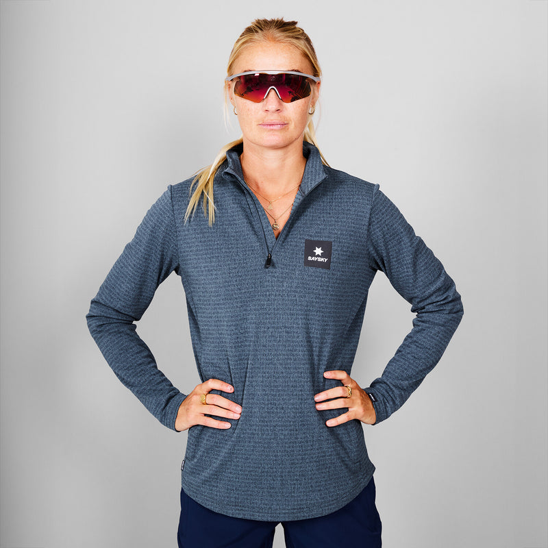 Saysky Blaze Half Zip Light Fleece Blå 2009 MWRFL03C2009