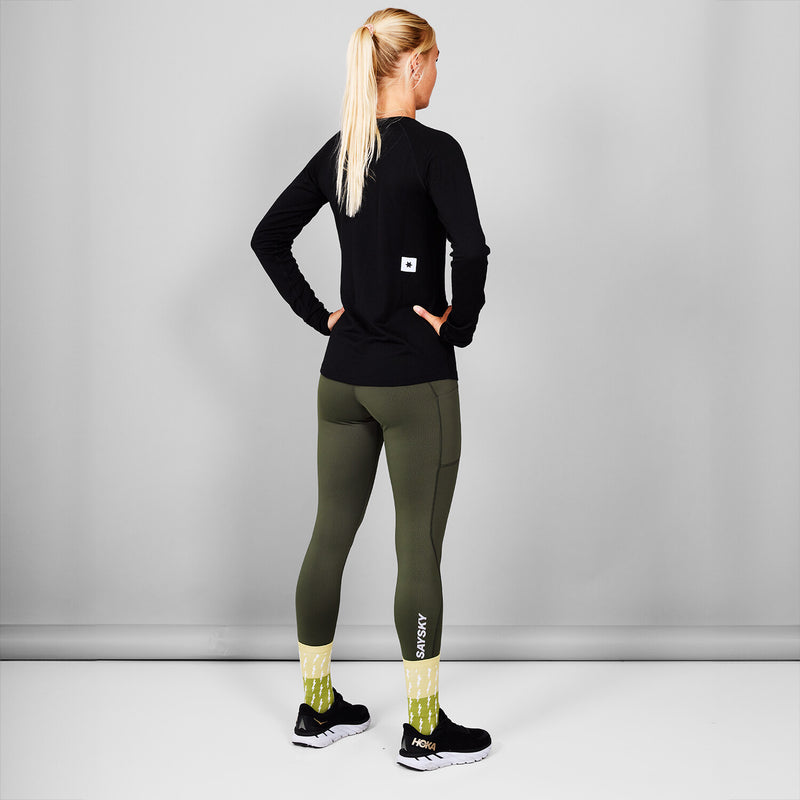 Saysky Merino 165 Base Layer Long Sleeve Sort 901 XWRLS40C901